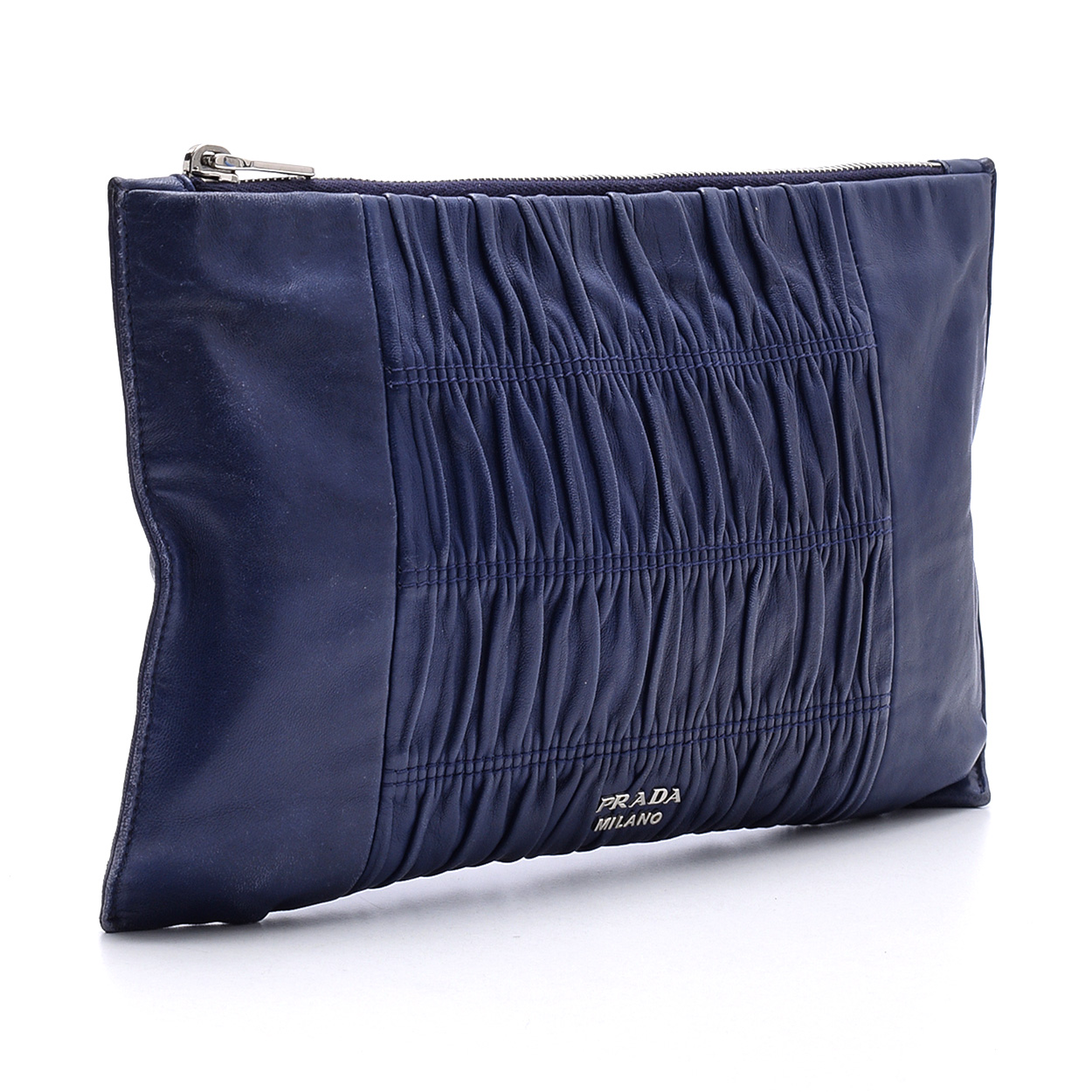 Debut navy sale clutch bag